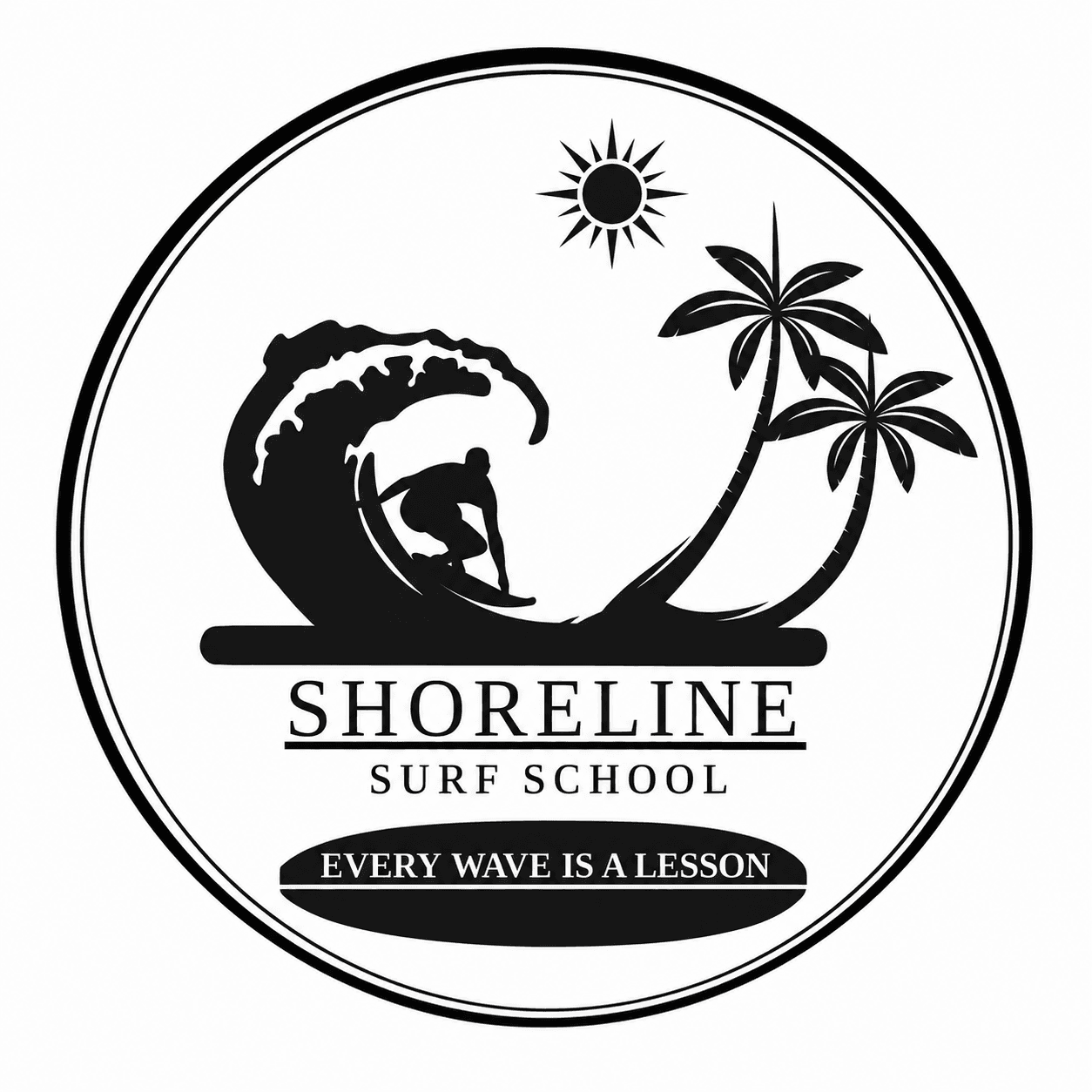 Shoreline Surf School Logo